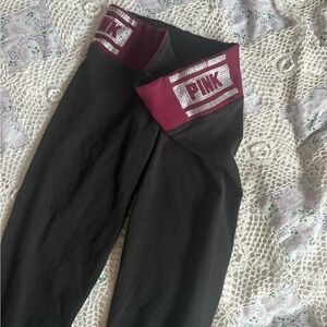 Y2K Victoria’s secret PINK Low waisted Bedazzled Yoga Capris